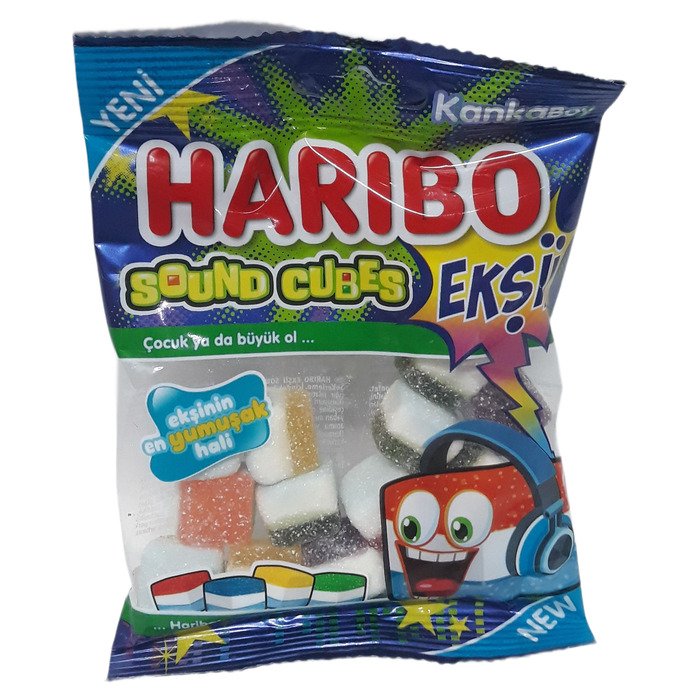 Haribo 70Gr Sound Cubes Ekşi