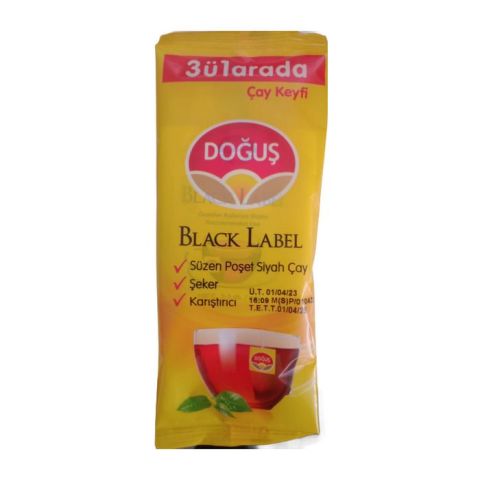 Doğuş Black Label 3'İn1 Arada (Çay+Şeker+Karıştırıcı)