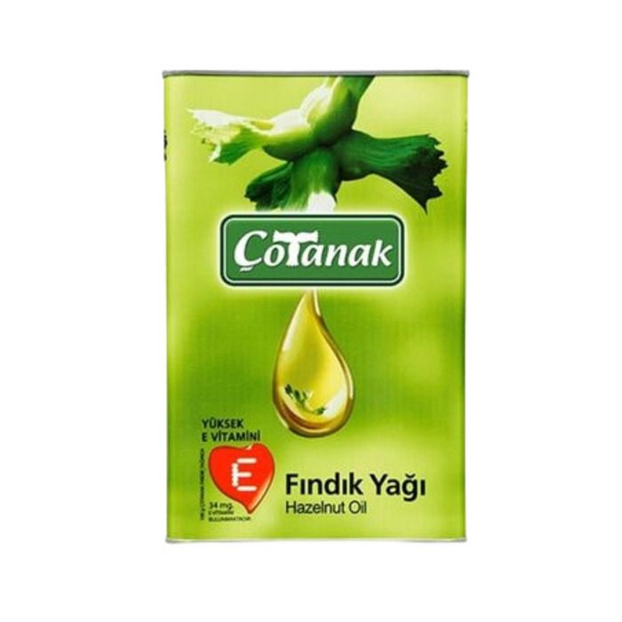 Çotanak %100 Fındık Yağı 3Lt Teneke