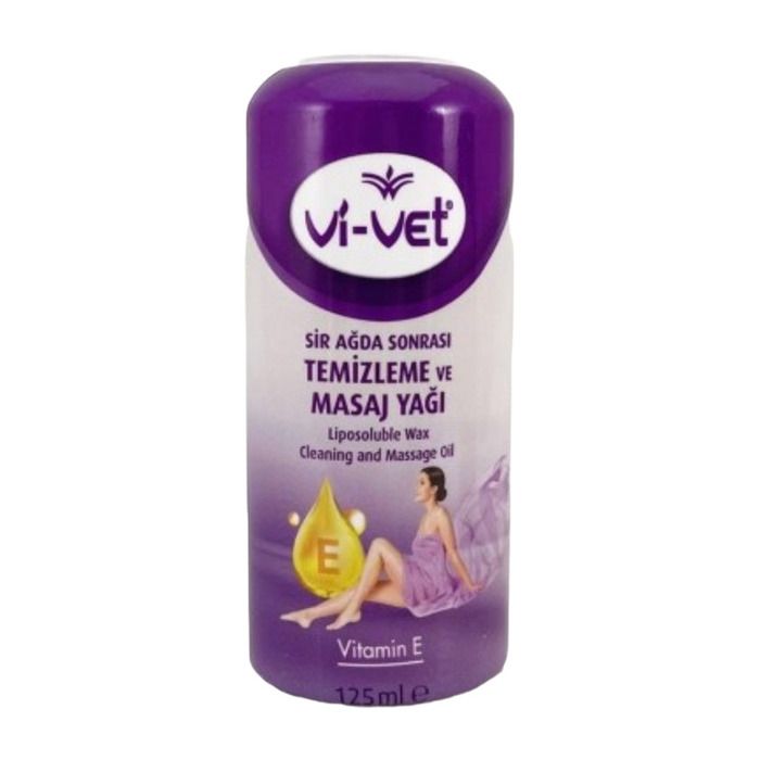 Vi-Vet Sir Ağda Sonrası Temizleme Ve Masaj Yağı 125Ml Vitamin E