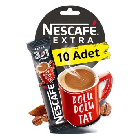 Nescafe 3Ü1 Arada Extra 10Lu Ekonomik Paket