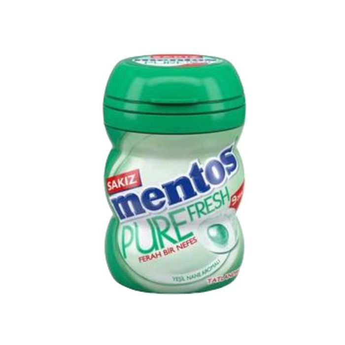 Mentos Pure Fresh Yeşil Nane Aromalı Sakız 60Gr