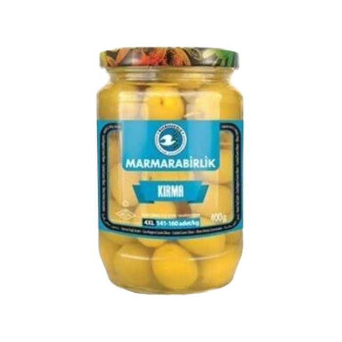 Marmarabirlik Yeşil Zeytin 400Gr Kırma (Cam)