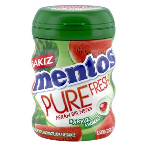 Mentos Pure Fresh Karpuz Aromalı Sakız 60Gr