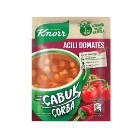 Knorr Çabuk Çorba 22Gr Acılı Domates