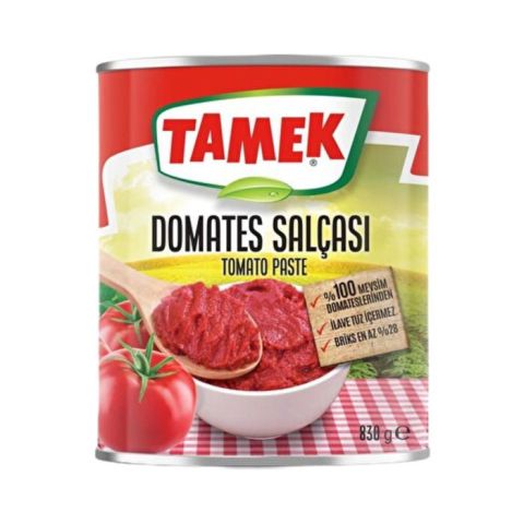 Tamek Domates Salçası 830G Teneke