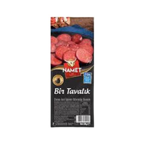 Namet Sucuk 80Gr Bir Tavalık (Işıl İşlem Görmüş Dana Sucuk)