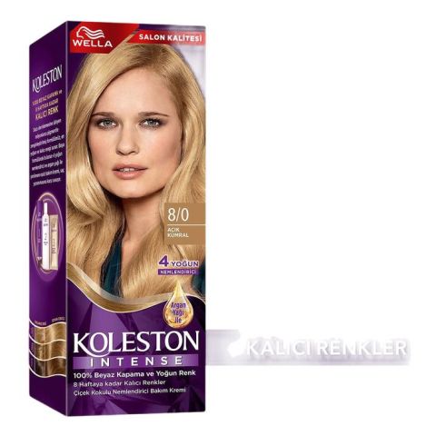 Koleston Naturals İntense 8/0  Açık Kumral