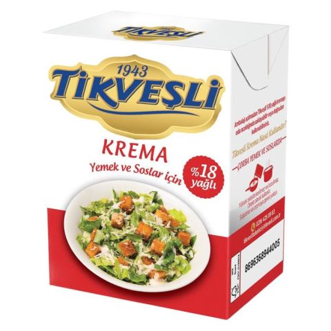 Tikveşli Krema 200Ml %18 Yağ