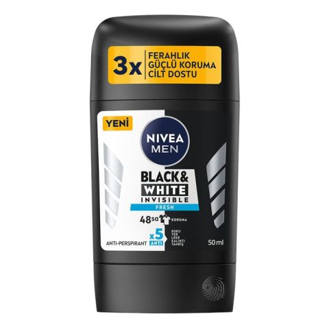 Nıvea Stick 50Ml (Men) Black&Whıte Fresh