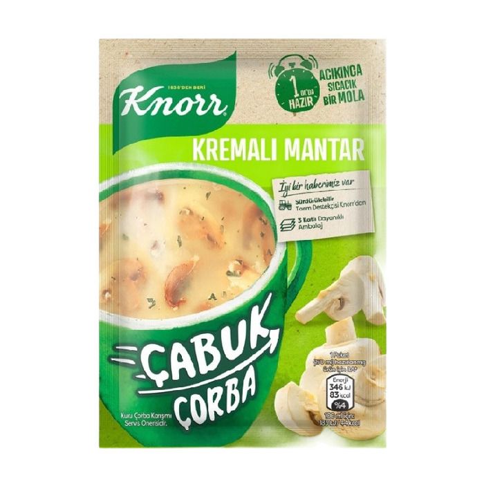 Knorr Çabuk Çorba 19Gr Kremalı Mantar