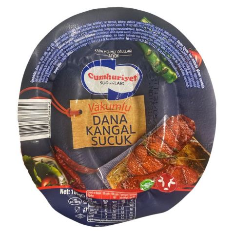 Cumhuriyet Kangal Sucuk 180Gr Vakumlu