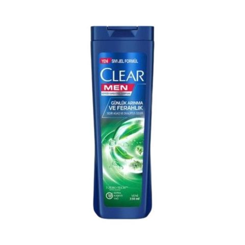 Clear Şampuan Men 350Ml Günlük Arınma Ve Ferahlık