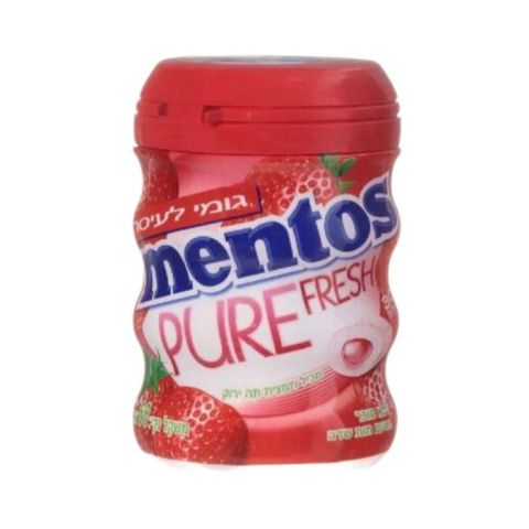 Mentos Pure Fresh Çilek Aromalı Sakız 60Gr