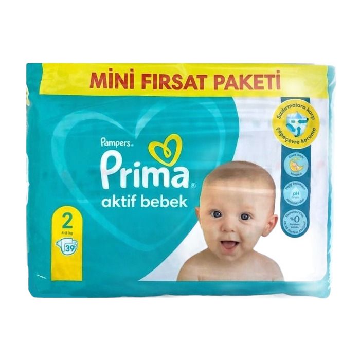 Prima Aktif Bebek Standart Paket 2 Beden 39'Lu