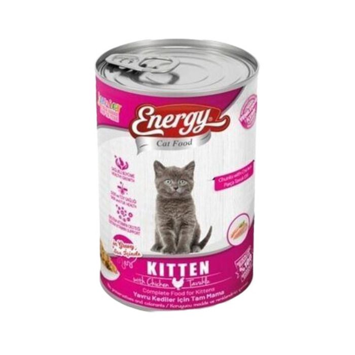 Energy Kedi Maması 400Gr Parça Tavuk Etli Yavru İçin