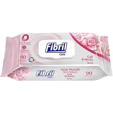 Fibril Islak Havlu Baby 90'Lı Gül