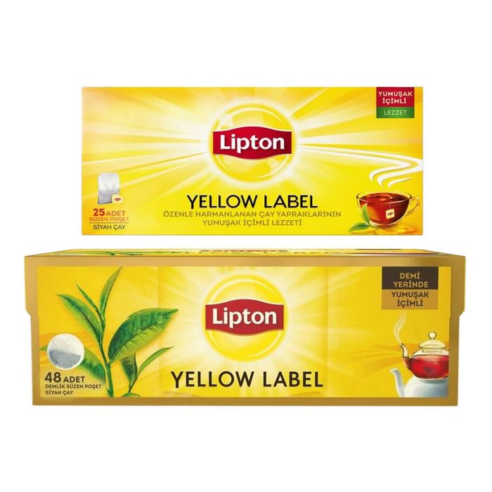 Lipton Demlik 48Li Yellow Label 25'Li Bardak