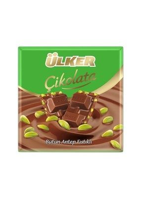 Ülker Kare Çikolata 65Gr Antep Fıstıklı