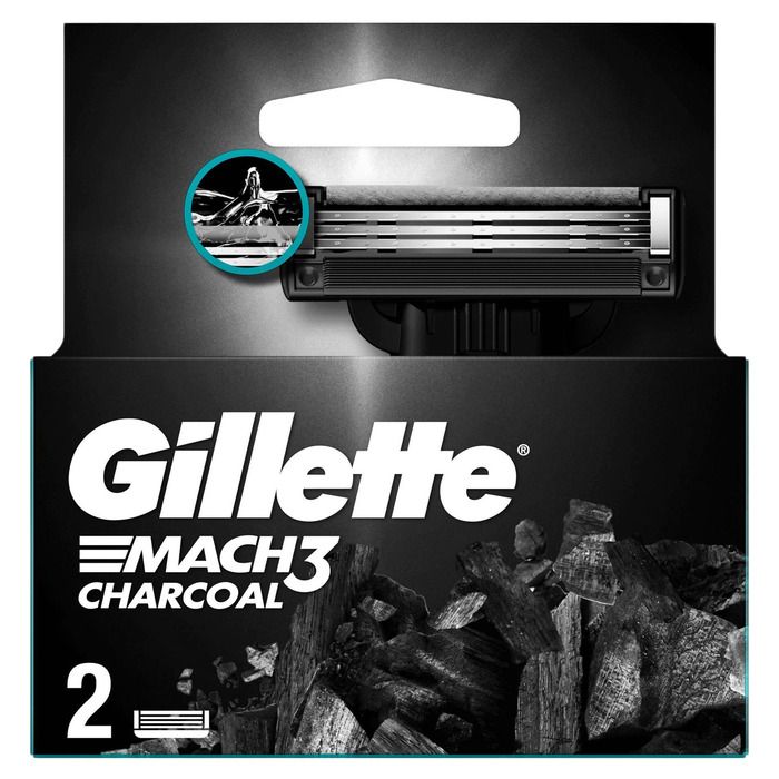 Gillette Mach 3 2Li Yedek Charcoal