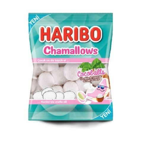 Haribo Chamallows 62Gr Cocoballs (Hindistan Cevizli)