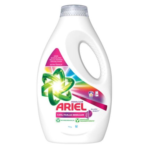 Ariel Sıvı Deterjan 0,880Lt (16 Yıkama) Parlak Renkler