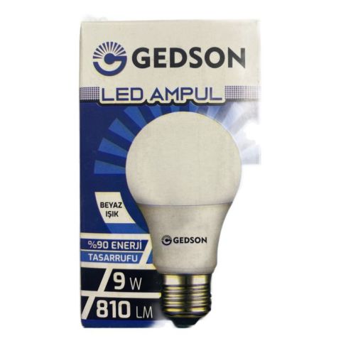 Gedson Led Ampul 9 Watt beyaz ışık