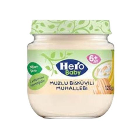 Hero Baby 120Gr Muzlu Bisküvili Muhallebi