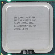Intel Pentium E7300 2.66 GHz 2 Çekirdekli İşlemci SLAPB