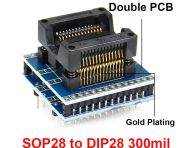@ORIGINAL SOP28 to DIP28 adaptör (Altın Kaplama) TL866CS, TL866A, RT809H, C70plus vb. programlayıcılar için