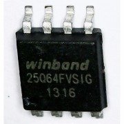 25Q64FV W25Q64FVSIG 25Q64FVSIG SOP-8 3V 8M Winbond Bios