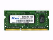 ASint 2 GB PC3 12800S 1600 DDR3 NOTEBOOK RAM SSZ302G08-GGNHC