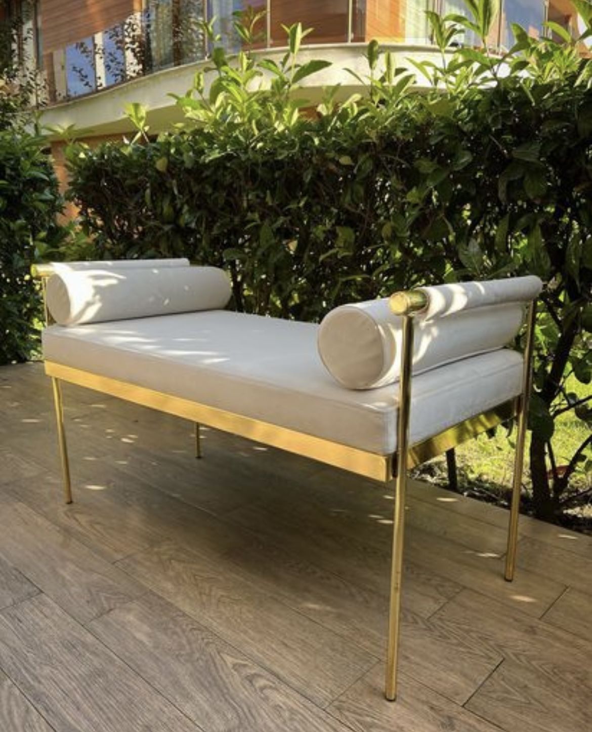 Biconsilio Helen Metal Silindir Yastıklı Bench