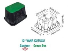 Green Box Dikdörtgen Vana Kutusu Standart 12’’