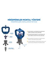 MiniSprink Uzun Mesafe Takım 200 lts 7,5 metre - 25 Adet