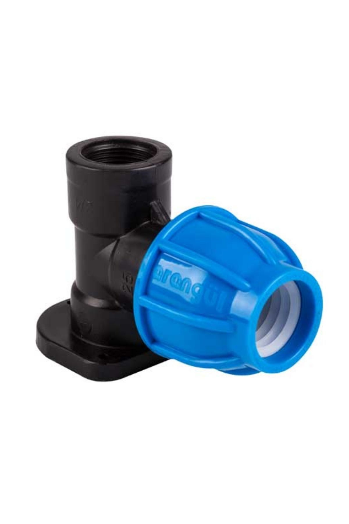 Kaplin Köşe Dirsek 25x1/2'', Kulaklı Dirsek