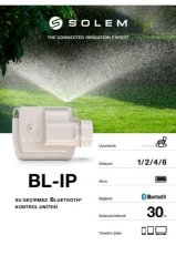 Solem BL-IP1 Bluetooth 1 İstasyon Su Geçirmez Pilli Kontrol Ünitesi