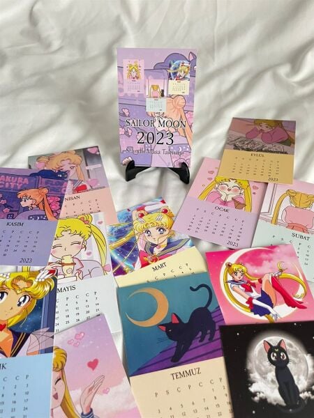 Sailor Moon 2023 Standlı Masa Takvimi