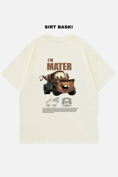 Bej Unisex I'm Mater Car T-Shirt