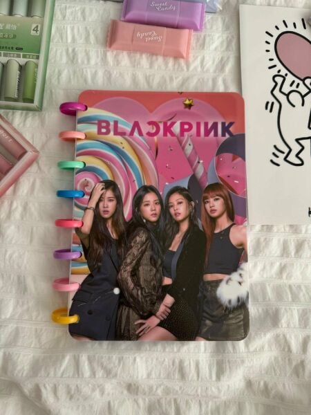 Black Pink 2 Kalp Spiralli Defter