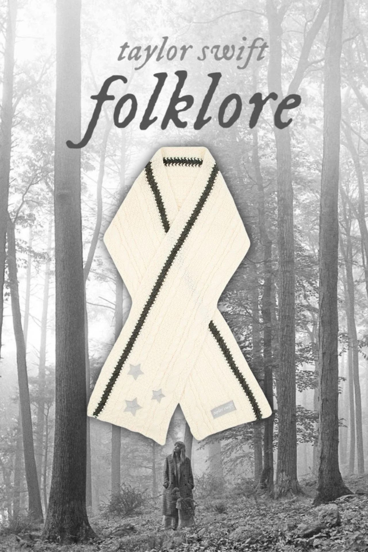 Taylor Swift Folklore Cardigan Örme Atkı