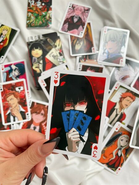 Anime Kakegurui İskambil Poker Kartı