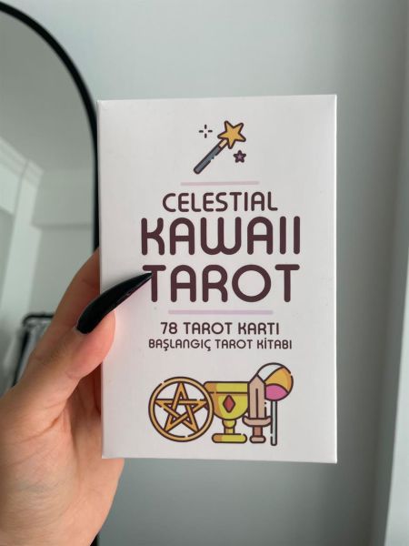 Celestial Kawaii Tarot Kartları ve Başlangıç Tarot Kitabı