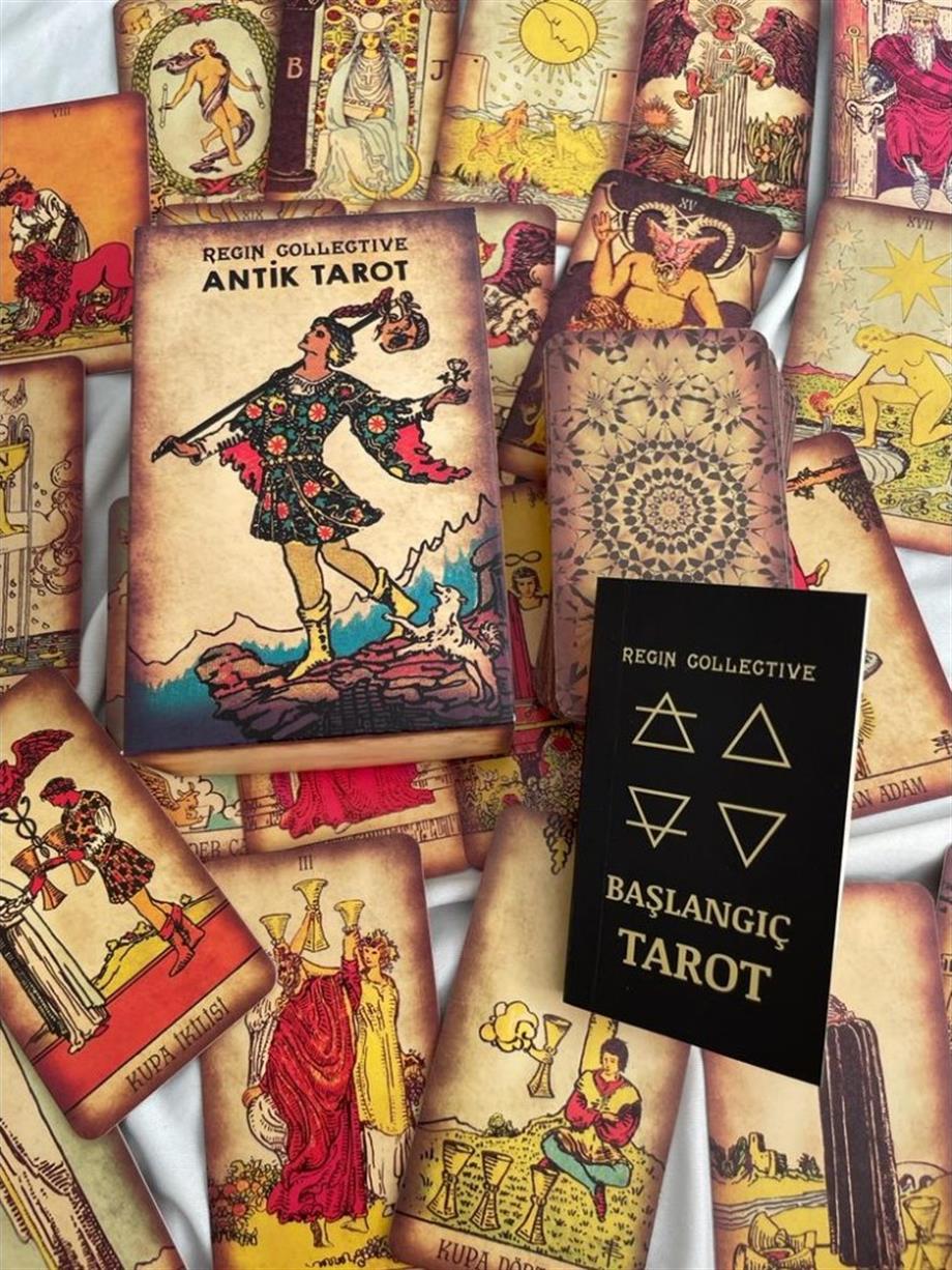 78 Antik Tarot Kartı ve Başlangıç Tarot Kitabı