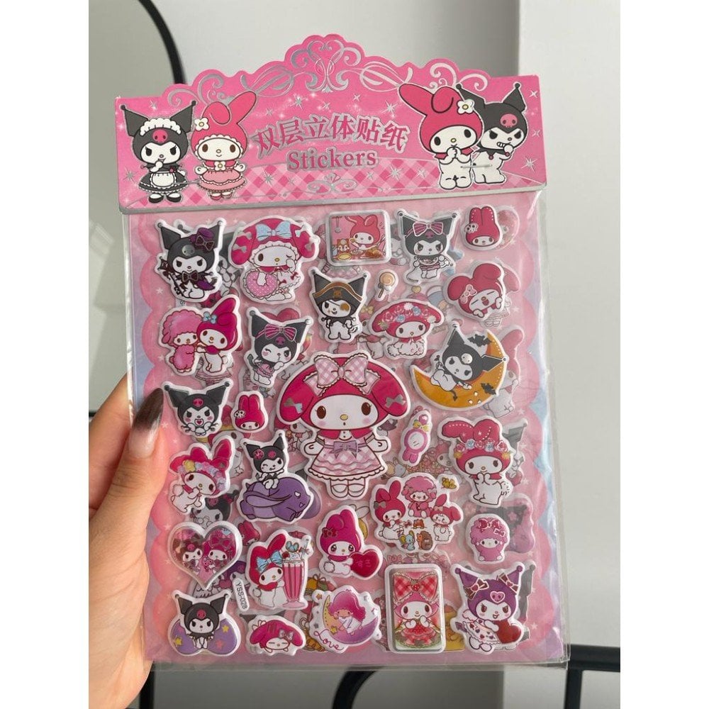 Melody Kabartma Sticker Set