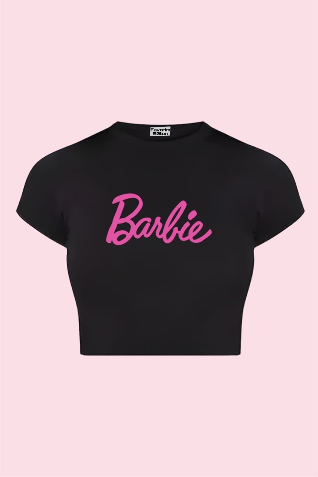 Barbie Black Crop