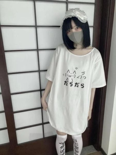 Kawaii Karikatür Unisex T-Shirt
