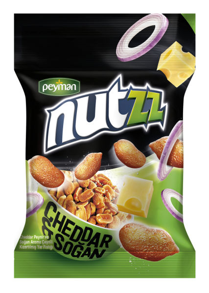 Nutzz Cheddar & Soğanlı Kızartılmış Yer Fıstığı 50G