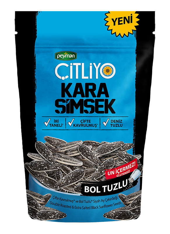 Çitliyo Kara Şimşek Bol Tuzlu 180G