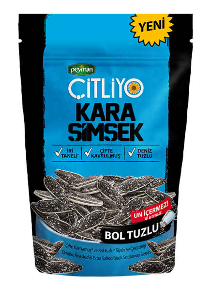 Çitliyo Kara Şimşek Bol Tuzlu 180G